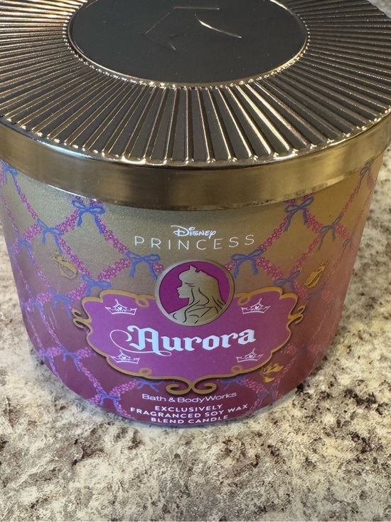 Bath & Body Works Other - Bath & Body Works DISNEY PRINCESS AURORA Large 3-Wick Candle 14.5oz NEW Sold Out